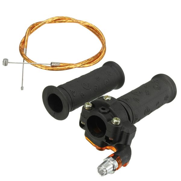 1 pair restrictable twist throttle cable set handle grips for 2 stroke 47cc 49cc mini moto dirt atv quad super pocket bike
1 pair restrictable twist throttle cable set handle grips for 2 stroke 47cc 49cc mini moto dirt atv quad super pocket bike