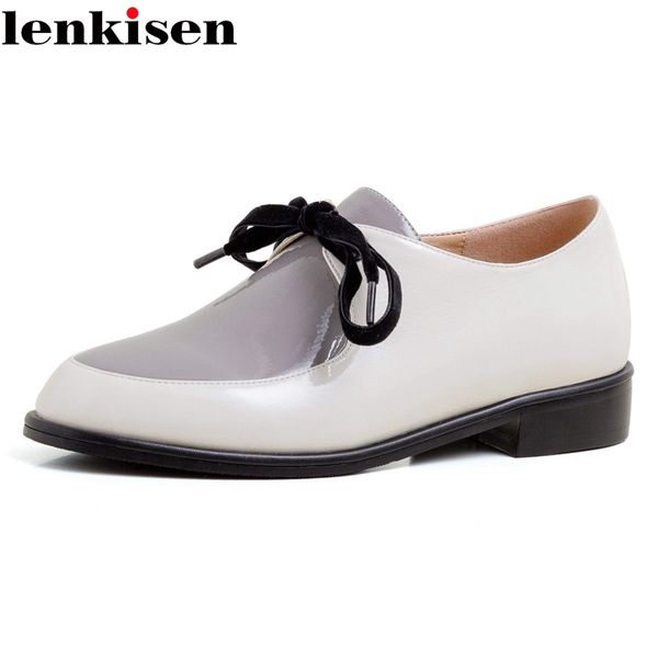 lenkisen gladiator office lady dress cozy convenient round toe med square heels mixed colors lace up young lady madien pumps l13, Black
lenkisen gladiator office lady dress cozy convenient round toe med square heels mixed colors lace up young lady madien pumps l13, Black