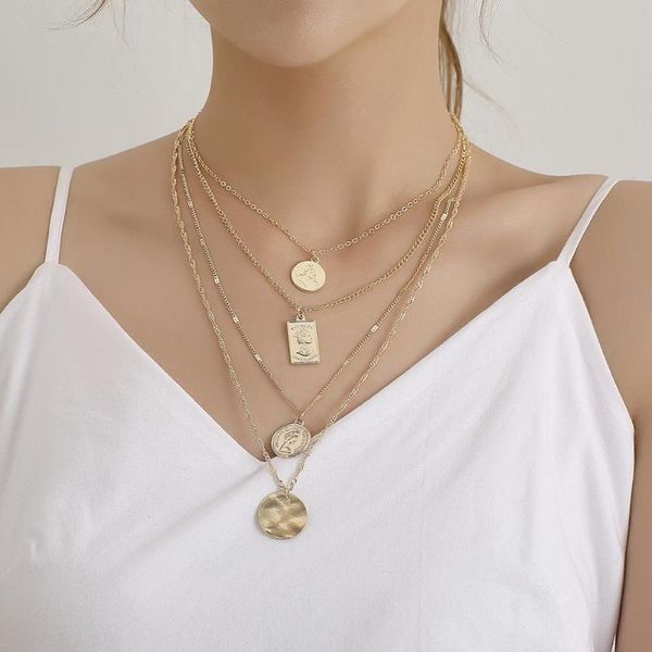 воротник 2pcs / set королев красота head choker ожерелье цвет золото геометрического резные монеты подвеска многоуровневого ожерелье женщины, Golden;silver
воротник 2pcs / set королев красота head choker ожерелье цвет золото геометрического резные монеты подвеска многоуровневого ожерелье женщины, Golden;silver