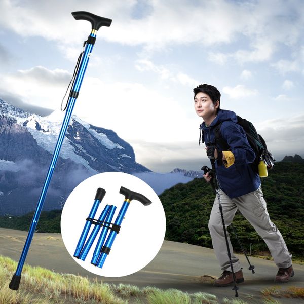 t-handle telescopic walking stick for the elderly baton hiking trekking poles 83-93cm portable aluminum folding stick
t-handle telescopic walking stick for the elderly baton hiking trekking poles 83-93cm portable aluminum folding stick