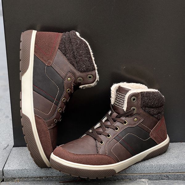 autumn and winter plus velvet men's high help outdoor shoes warm hiking shoes casual men's, Black
autumn and winter plus velvet men's high help outdoor shoes warm hiking shoes casual men's, Black