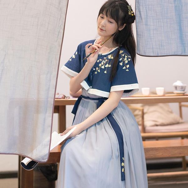 комплект из двух частей вышитый топ тройники подтяжки платье винтаж hanfu колледж стиль летние подруги мода ropa mujer одежда, White
комплект из двух частей вышитый топ тройники подтяжки платье винтаж hanfu колледж стиль летние подруги мода ropa mujer одежда, White