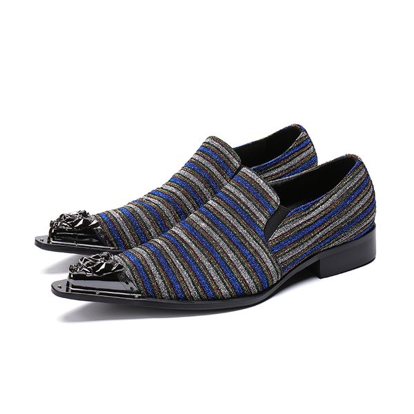 slip-on stripe leisure men business formal shoes fashion iron toe genuine leather oxfords for men party office shoes, Black
slip-on stripe leisure men business formal shoes fashion iron toe genuine leather oxfords for men party office shoes, Black