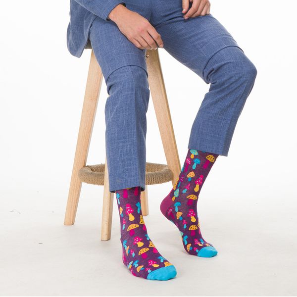 colorful sushi mushroom pattern novelty crew socks men's funny food kawaii sokken creative casual cotton party socks for male, Black
colorful sushi mushroom pattern novelty crew socks men's funny food kawaii sokken creative casual cotton party socks for male, Black