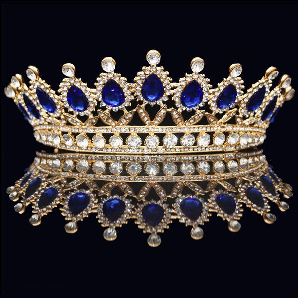baroque wedding tiara crown for queen bride headbands crystal crowns bridal fashion head jewelry wedding hair accessories, Golden;white
baroque wedding tiara crown for queen bride headbands crystal crowns bridal fashion head jewelry wedding hair accessories, Golden;white