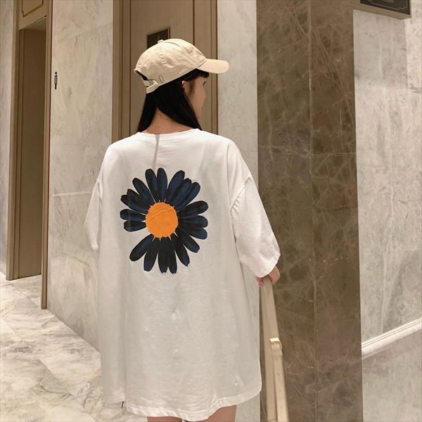 little daisy female 2020 midi half sleeve loose casual little daisy t-shirt female 2020 midi half sleeve t-shirt loose casual top, White
little daisy female 2020 midi half sleeve loose casual little daisy t-shirt female 2020 midi half sleeve t-shirt loose casual top, White