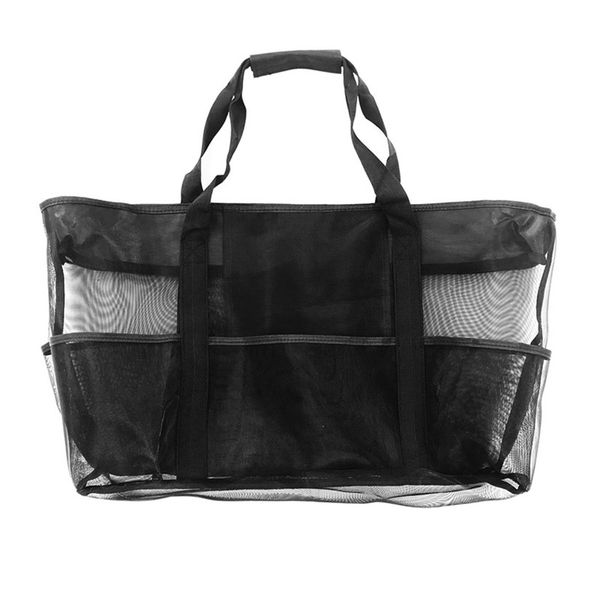 women mesh shoulder bags multifunction outdoor travel beach tote handbags large capacity storage mum shopping bag 5 colors e22809, Black
women mesh shoulder bags multifunction outdoor travel beach tote handbags large capacity storage mum shopping bag 5 colors e22809, Black