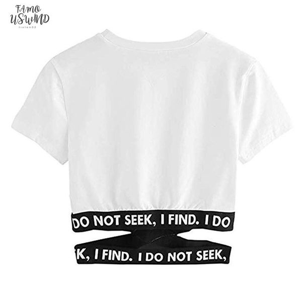 summer tshirt womens lady fashion soild latter cross bandage short fashion t shirt short style ropa mujer 2020 verano, White
summer tshirt womens lady fashion soild latter cross bandage short fashion t shirt short style ropa mujer 2020 verano, White