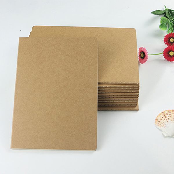 brown kraft cover stitching notepad school exercise soft daily notebook with line soft copybook vintage notepads for office and school, Purple;pink
brown kraft cover stitching notepad school exercise soft daily notebook with line soft copybook vintage notepads for office and school, Purple;pink