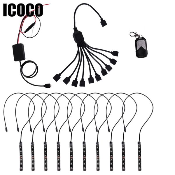 icoco 10 in 1 set rgb led atmosphere decorative lamp inside the car lights led strip kit car interior styling
icoco 10 in 1 set rgb led atmosphere decorative lamp inside the car lights led strip kit car interior styling