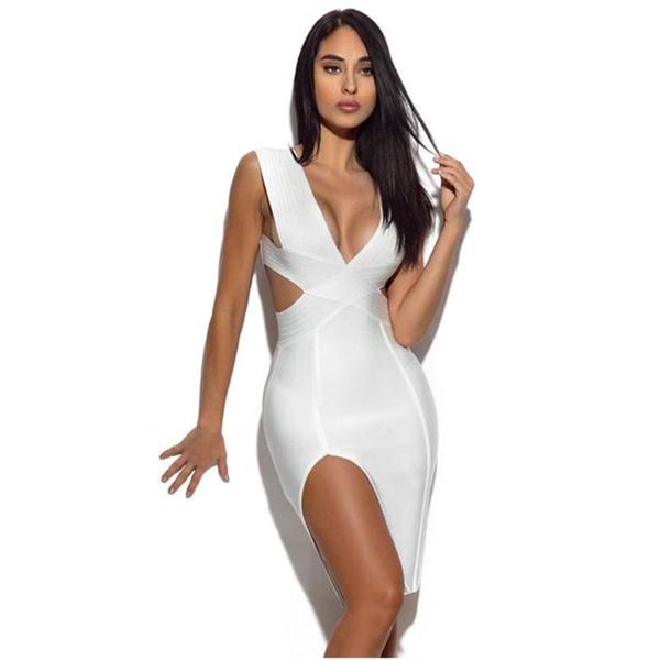 seamyla new fashion bodycon bandage dress women deep v neck split winter dresses sleeve evening party night out dress 2020, Black;gray
seamyla new fashion bodycon bandage dress women deep v neck split winter dresses sleeve evening party night out dress 2020, Black;gray