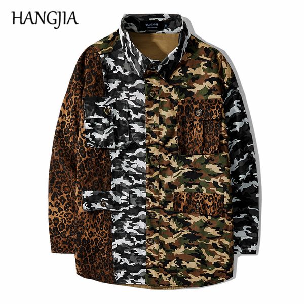 leopard print cargo jacket men camouflage safari jackets coats double wear 2019 patchwork long cargo jackets spring autumn, Black;brown
leopard print cargo jacket men camouflage safari jackets coats double wear 2019 patchwork long cargo jackets spring autumn, Black;brown