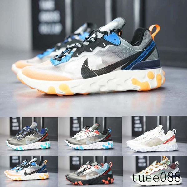 2019 react element 87 volt 55 game royal taped seams running shoes for women men 55s blue chill trainer 87s sail sports sneakers f-5cq, Black
2019 react element 87 volt 55 game royal taped seams running shoes for women men 55s blue chill trainer 87s sail sports sneakers f-5cq, Black