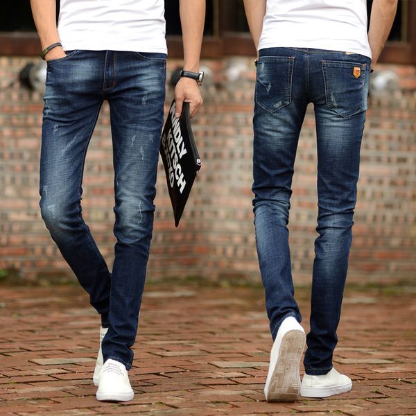 2017 spring new style selling men's jeans korean-style men's jeans quality casual elasticity skinny jing zi ku, Blue
2017 spring new style selling men's jeans korean-style men's jeans quality casual elasticity skinny jing zi ku, Blue