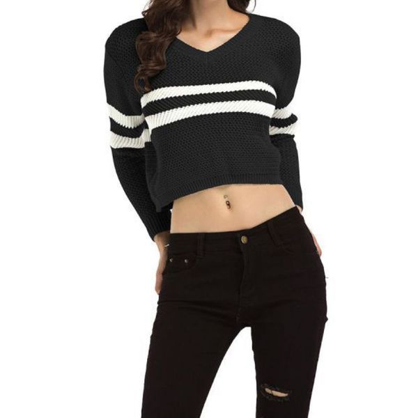 autumn retro striped sweater women knitted print slim long sleeve v-neck sweaters slim loose v-neck sweater pullovers, White;black
autumn retro striped sweater women knitted print slim long sleeve v-neck sweaters slim loose v-neck sweater pullovers, White;black