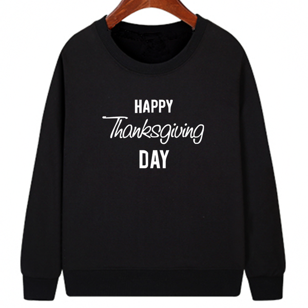 women's hoodies & sweatshirts fleece female sweatshirt happy thanksgiving print hoodie o-neck long sleeve sweatss, Black
women's hoodies & sweatshirts fleece female sweatshirt happy thanksgiving print hoodie o-neck long sleeve sweatss, Black