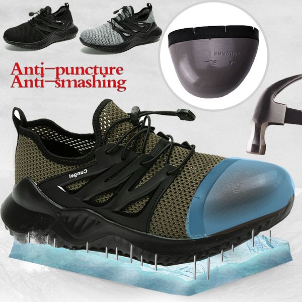 cungel safety shoes men and women steel toe wark shoes air safety boots puncture-proof work sneakers breathable shoes, White;red
cungel safety shoes men and women steel toe wark shoes air safety boots puncture-proof work sneakers breathable shoes, White;red