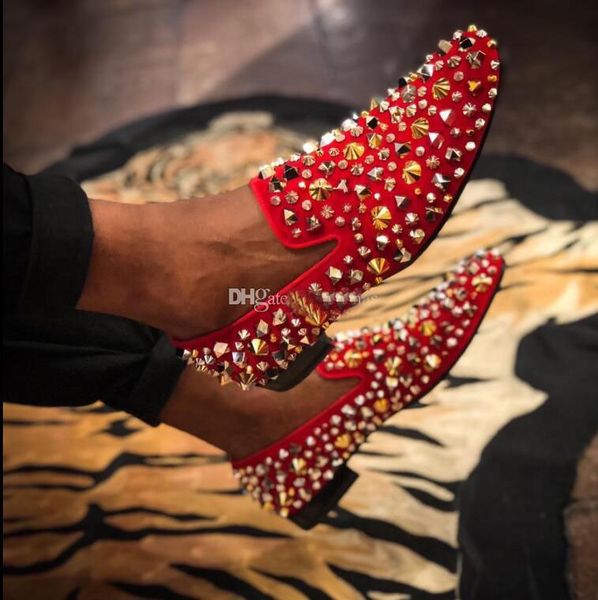 fashion men dandelion mix studs & spikes black red loafers red bottom sneakers oxfords wedding party gentleman walking shoes footwear 
fashion men dandelion mix studs & spikes black red loafers red bottom sneakers oxfords wedding party gentleman walking shoes footwear