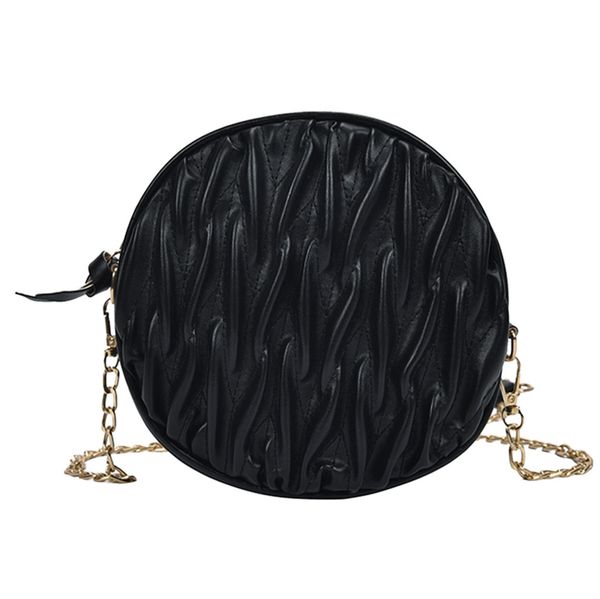women round pleate shoulder bag vintage design circular crossbody bag female solid chain messenger bags bolsa handbag #yj
women round pleate shoulder bag vintage design circular crossbody bag female solid chain messenger bags bolsa handbag #yj