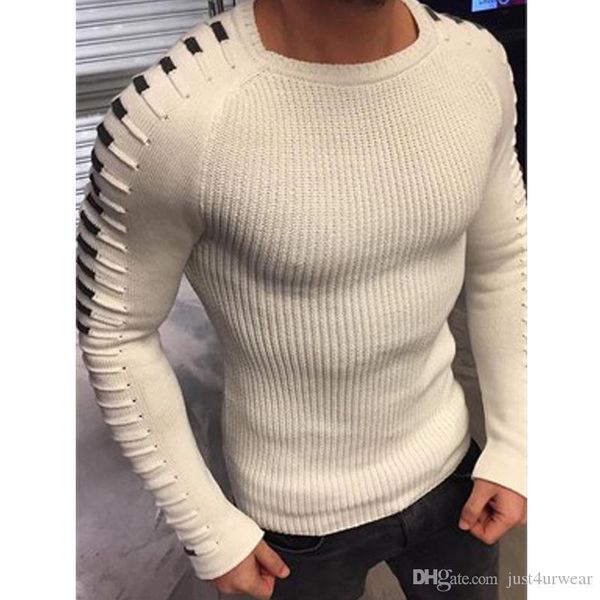mens knitted slim arm pleated hommes sweaters mens fit long sleeve crew neck sweaters man fit clothing solid color -3xl, White;black
mens knitted slim arm pleated hommes sweaters mens fit long sleeve crew neck sweaters man fit clothing solid color -3xl, White;black