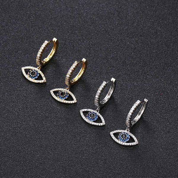 hoop & huggie trendy cubic zircon evil eye earrings blue crystal circle round for women jewelry boucle d'oreille femme 2021, Golden;silver
hoop & huggie trendy cubic zircon evil eye earrings blue crystal circle round for women jewelry boucle d'oreille femme 2021, Golden;silver