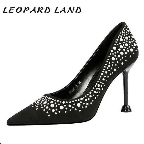 mariahzheng 9.5cm polka dot high-heeled pointed suede pumps women's singles fashion stylish heel sweet party shoes heels lsj, Black
mariahzheng 9.5cm polka dot high-heeled pointed suede pumps women's singles fashion stylish heel sweet party shoes heels lsj, Black