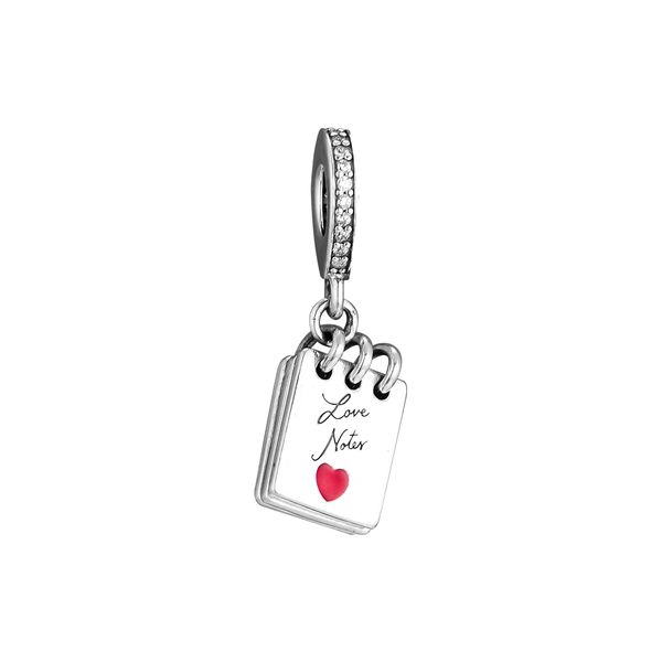 love notes hanging charm for original bracelets sterling silver jewelry beads for jewelry making fashion woman beads, Black
love notes hanging charm for original bracelets sterling silver jewelry beads for jewelry making fashion woman beads, Black