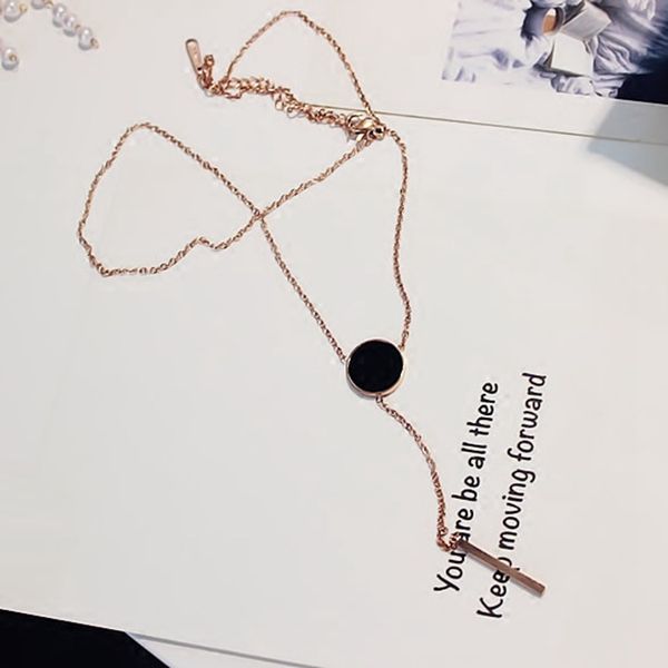 Titanium steel necklace chains short necklaces and accessories of Korean Baitaochao womens jewelry do not fade
Titanium steel necklace chains short necklaces and accessories of Korean Baitaochao womens jewelry do not fade