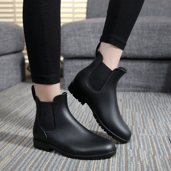 fashion rain boots women ankle boots non-slip low-water shoes waterproof rubber shoes flats keep warm size 34-43 o6-43, Black
fashion rain boots women ankle boots non-slip low-water shoes waterproof rubber shoes flats keep warm size 34-43 o6-43, Black