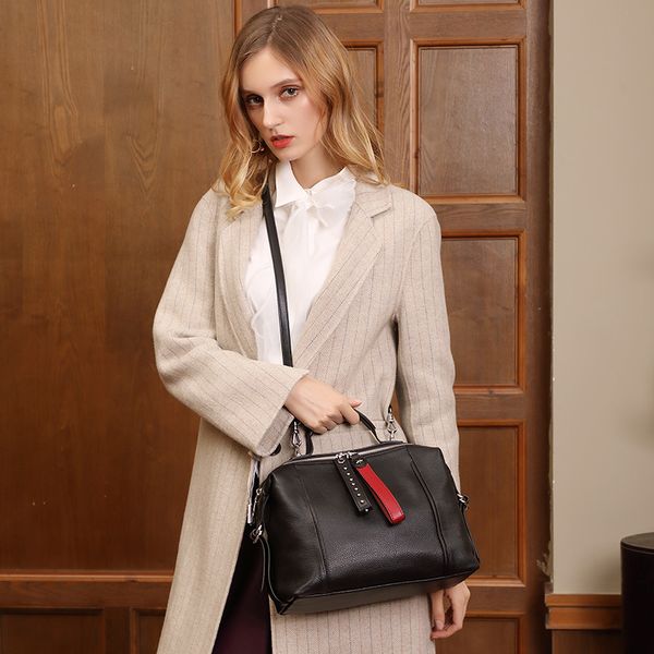 leather bag women's 2020 new style korean-style boston bag layer cowhide crossbody fashion handbag
leather bag women's 2020 new style korean-style boston bag layer cowhide crossbody fashion handbag