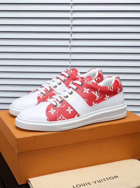 new style high-end luxury men's casual sports shoes fashion design brand platform leather upper classic retro pattern mtdr, Black
new style high-end luxury men's casual sports shoes fashion design brand platform leather upper classic retro pattern mtdr, Black