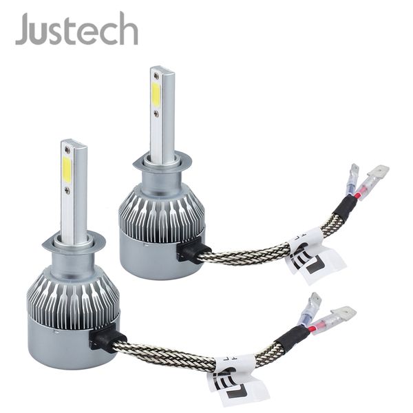 justech 2pcs h1 72w 7600lm cob led фар автомобиля kit супер яркий светодиодный свет лампы глобусы лампы белого 6000k 
justech 2pcs h1 72w 7600lm cob led фар автомобиля kit супер яркий светодиодный свет лампы глобусы лампы белого 6000k