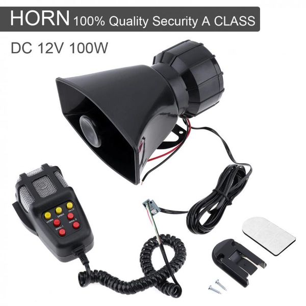 1pcs black durable plastic 100w 7 sound car electronic warning siren motorcycle alarm firemen ambulance loudspeaker with mic
1pcs black durable plastic 100w 7 sound car electronic warning siren motorcycle alarm firemen ambulance loudspeaker with mic