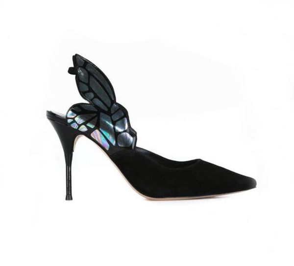 sophia webster metallic wings pumps pointed toe high heels slip on stilettos patchwork heels lady party dress pumps shoes women, Black
sophia webster metallic wings pumps pointed toe high heels slip on stilettos patchwork heels lady party dress pumps shoes women, Black