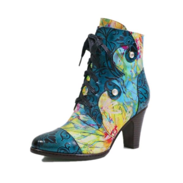 bohemian cow leather ankle boots for women shoes woman retro lac-up chunky heel zipper boots women booties botas, Black
bohemian cow leather ankle boots for women shoes woman retro lac-up chunky heel zipper boots women booties botas, Black