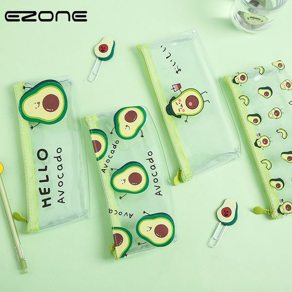 ezone fresh avocado green pencil bag pvc transparent waterproof pen bag printed cartoon avocado pattern school office supply
ezone fresh avocado green pencil bag pvc transparent waterproof pen bag printed cartoon avocado pattern school office supply