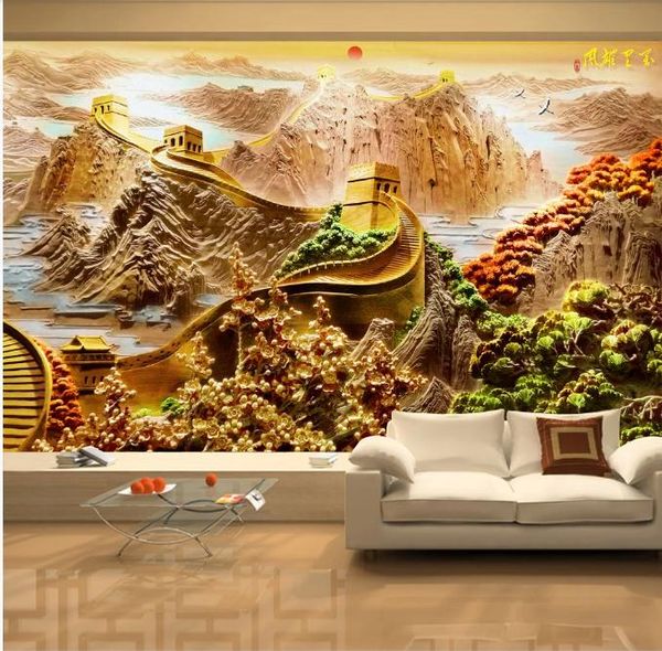custom p mural wallpaper retro wanli xiongfeng relief great wall living room wall painting bedroom living room sofa 3d wall paper
custom p mural wallpaper retro wanli xiongfeng relief great wall living room wall painting bedroom living room sofa 3d wall paper