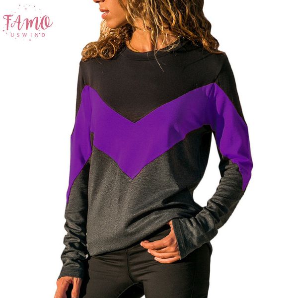 tees women o neck long sleeve t shirt plus size splicing color casual tshirt pullover autumn woman clothing, White
tees women o neck long sleeve t shirt plus size splicing color casual tshirt pullover autumn woman clothing, White