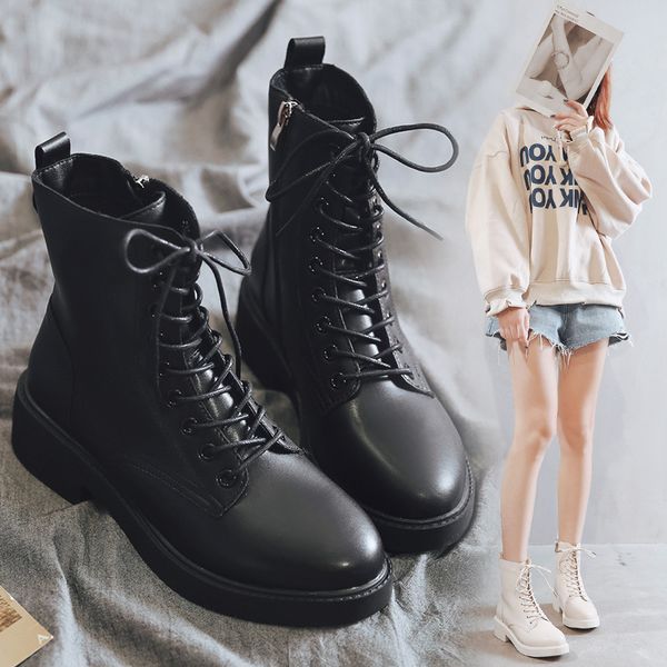 white ankle boots brand women's shoes clogs platform lace up boots-women booties ladies round toe low med fashion black 2019
white ankle boots brand women's shoes clogs platform lace up boots-women booties ladies round toe low med fashion black 2019