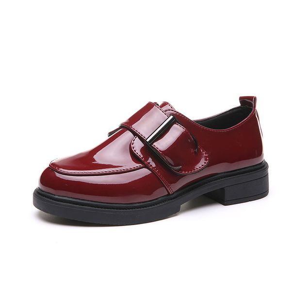 bonjean spring flats women shoes loafers patent leather low heels hook & loop footwear female pointed toe thick heel shoes women, Black
bonjean spring flats women shoes loafers patent leather low heels hook & loop footwear female pointed toe thick heel shoes women, Black