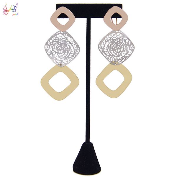 yulaili simple geometry long drop earrings for women 2020 new design fashion jewelry wholesale party wedding accssories, Silver
yulaili simple geometry long drop earrings for women 2020 new design fashion jewelry wholesale party wedding accssories, Silver
