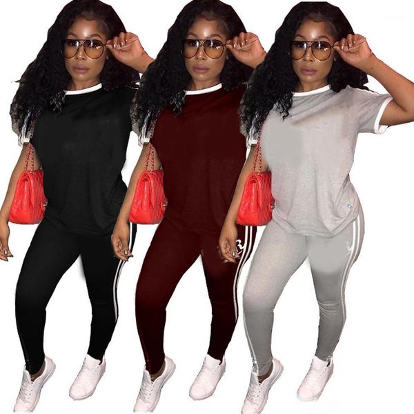 tracksuits summer clothing sets tshirts pants casual suits women designer 2pcs, White
tracksuits summer clothing sets tshirts pants casual suits women designer 2pcs, White