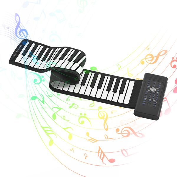 61-key roll up piano electronic keyboard silicon built-in stereo speaker 1000ma li-ion battery support microphone functions
61-key roll up piano electronic keyboard silicon built-in stereo speaker 1000ma li-ion battery support microphone functions