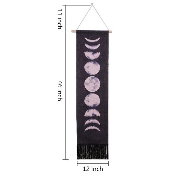 wall art tapestry gifts moon phase lunar display wall hanging home decor polyester cotton 46 * 12in party decor
wall art tapestry gifts moon phase lunar display wall hanging home decor polyester cotton 46 * 12in party decor