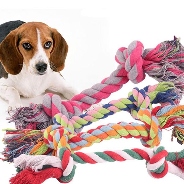 18cm cotton rope pet dog toy puppy cat chew knot durable braided bone rope teeth cleaning molar toy pet supplies (random color
18cm cotton rope pet dog toy puppy cat chew knot durable braided bone rope teeth cleaning molar toy pet supplies (random color