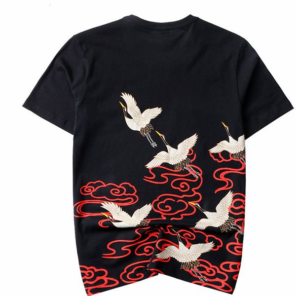 januarysnow men t shirt hip hop streetwear japanese ukiyo e crane tshirt printed harajuku summer short sleeve t-shirt cotton tees, White;black
januarysnow men t shirt hip hop streetwear japanese ukiyo e crane tshirt printed harajuku summer short sleeve t-shirt cotton tees, White;black
