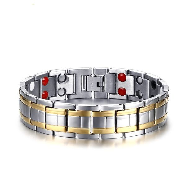 silver gold color fashion simple men's bangle stainless steel gemstone bracelet watchband jewelry gift for men boys j029, Black
silver gold color fashion simple men's bangle stainless steel gemstone bracelet watchband jewelry gift for men boys j029, Black