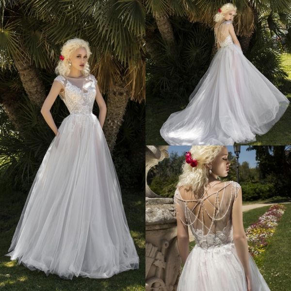 daria karlozi 2019 country wedding dresses jewel lace beading tulle floor length bridal gowns plus size beach a line boho robe de mariée, White
daria karlozi 2019 country wedding dresses jewel lace beading tulle floor length bridal gowns plus size beach a line boho robe de mariée, White