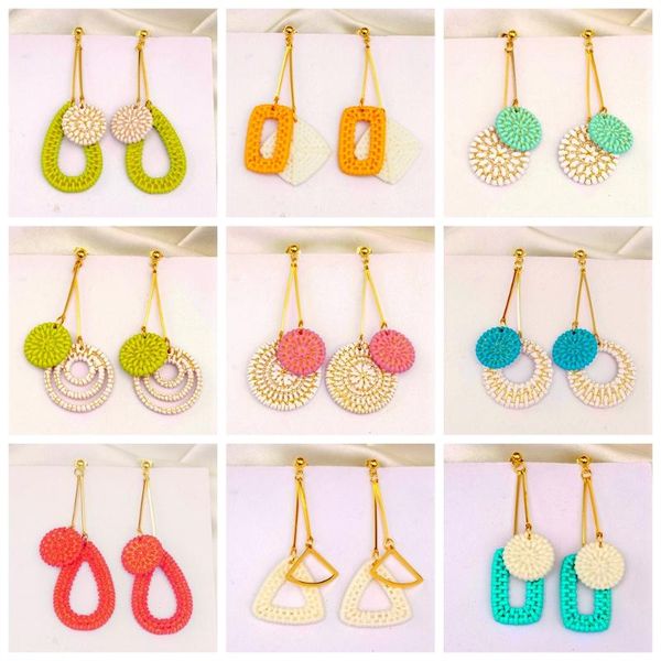 dangle & chandelier 2021 fashion tassel style long earrings colorful weaving bohemia drop earring square round water triangle earings, Silver
dangle & chandelier 2021 fashion tassel style long earrings colorful weaving bohemia drop earring square round water triangle earings, Silver