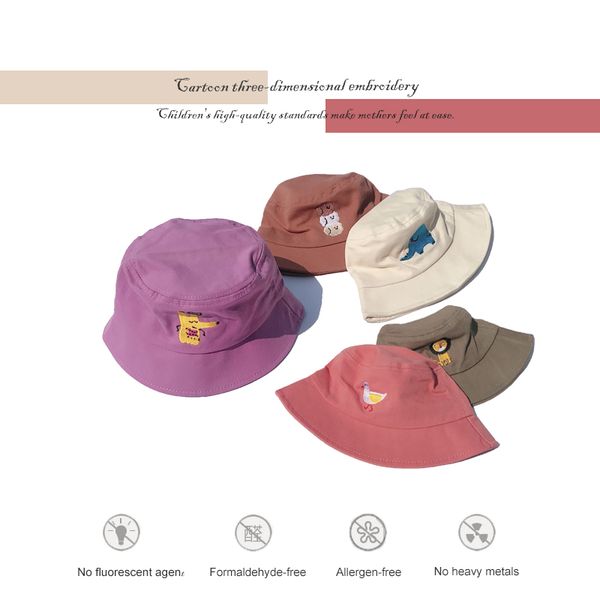 summer outdoor baby hat infant girl boy animal print hats solid beach cap cotton children kids bucket hat for baby accessories, Yellow
summer outdoor baby hat infant girl boy animal print hats solid beach cap cotton children kids bucket hat for baby accessories, Yellow